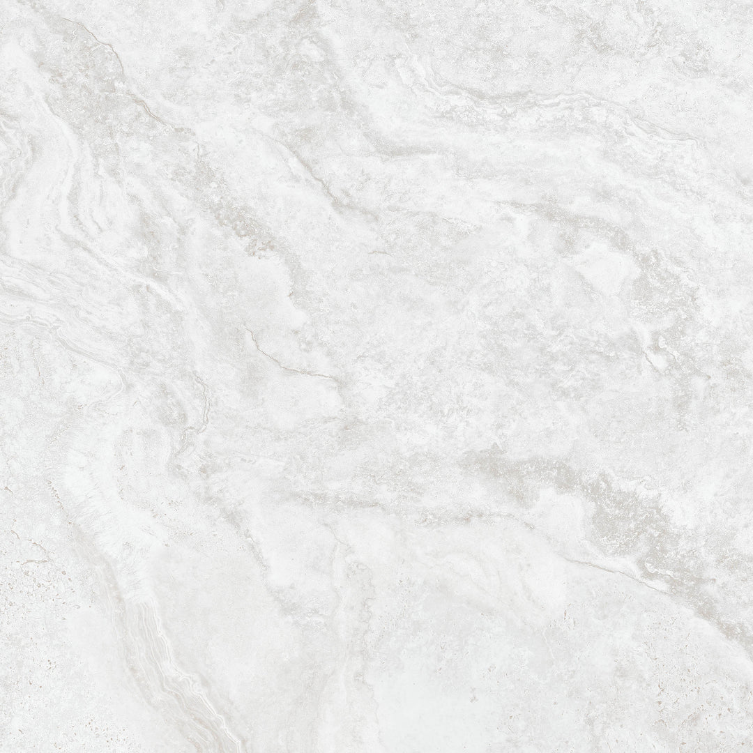 Roman Travertine Bianco Matt Porcelain Tile 600 x 600