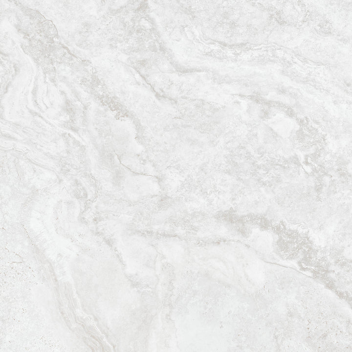 Roman Travertine Bianco Matt Porcelain Tile 600 x 600