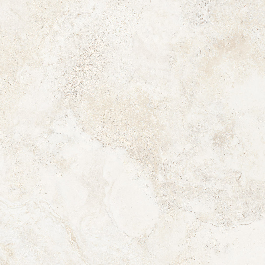 Roman Travertine Ivory Matt Porcelain Tile 600 x 600