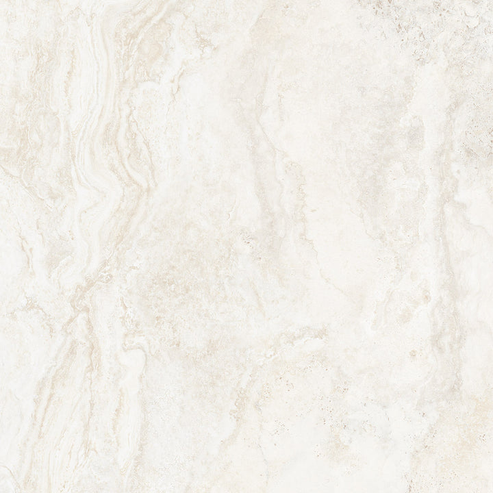 Roman Travertine Ivory Matt Porcelain Tile 600 x 600