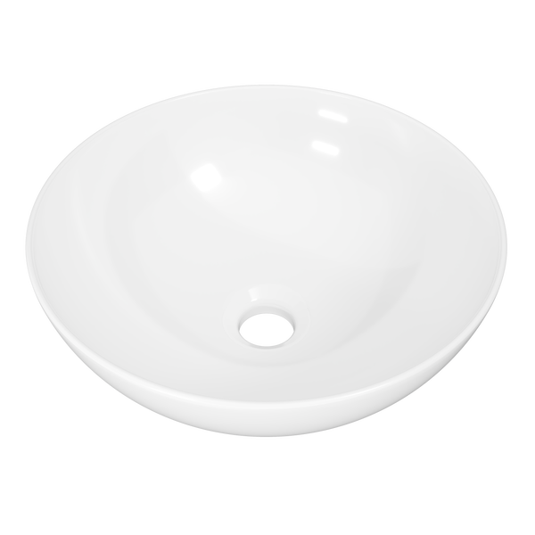 Rose Basin 320mm White Gloss
