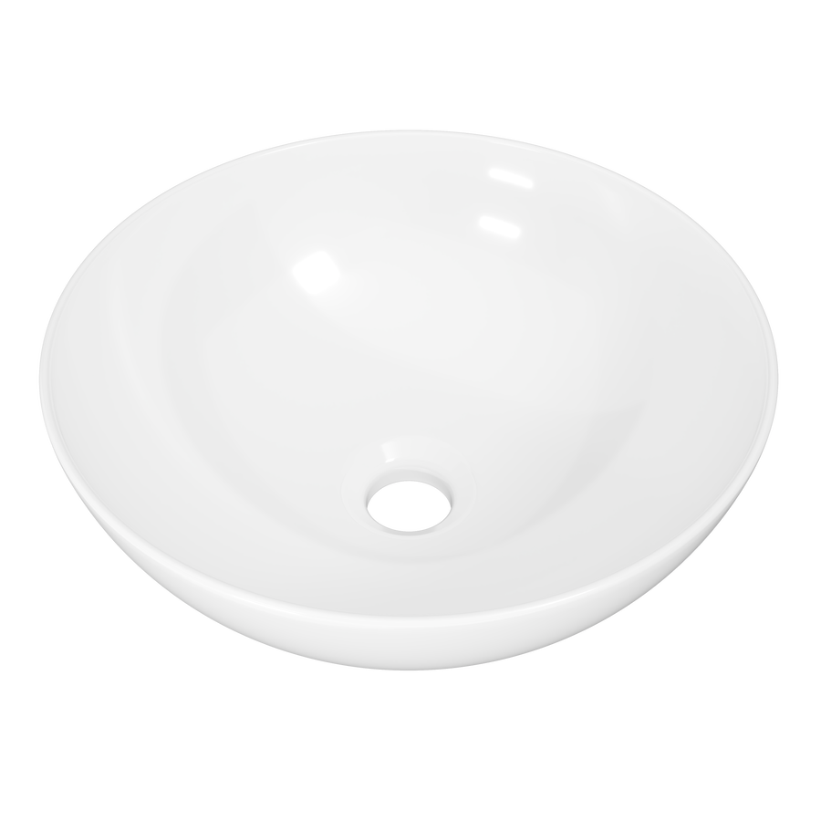 Rose Basin 320mm White Gloss