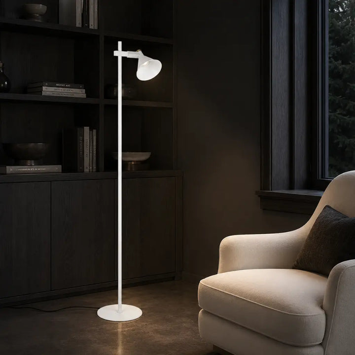 Rosner Floor Lamp in Black or White