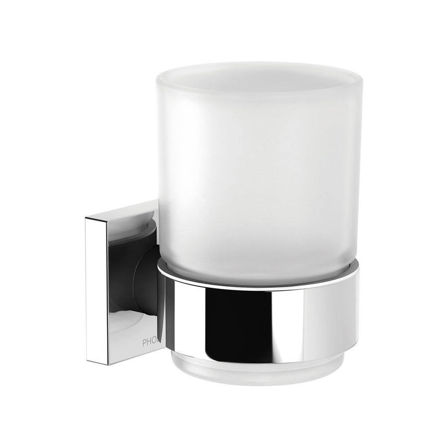 1 Radii Tumbler & Holder Square, Accessories – Pilbara Bathroom Warehouse
