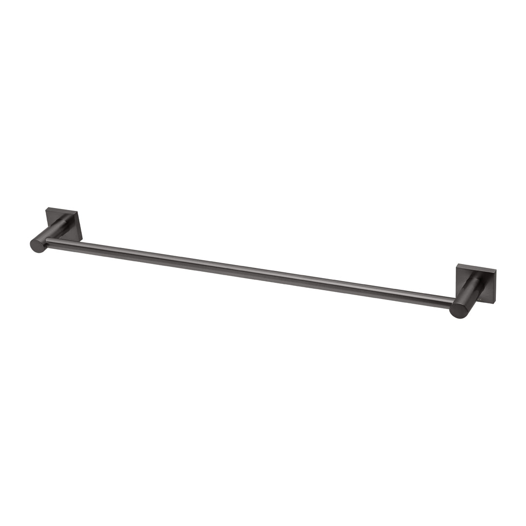 5 Radii Single Towel Rail 600mm Square Plate, Accessories – Pilbara Bathroom Warehouse