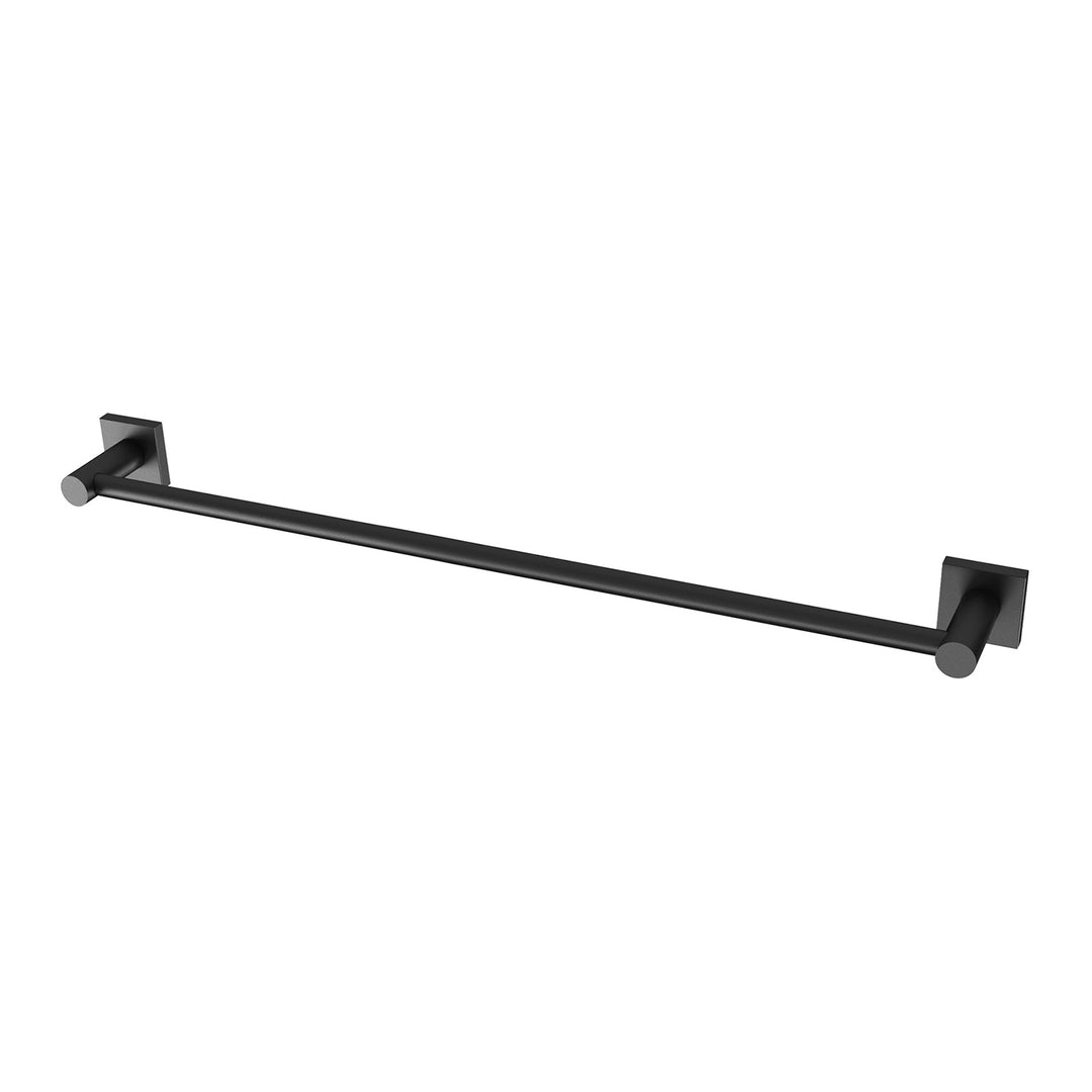 4 Radii Single Towel Rail 600mm Square Plate, Accessories – Pilbara Bathroom Warehouse