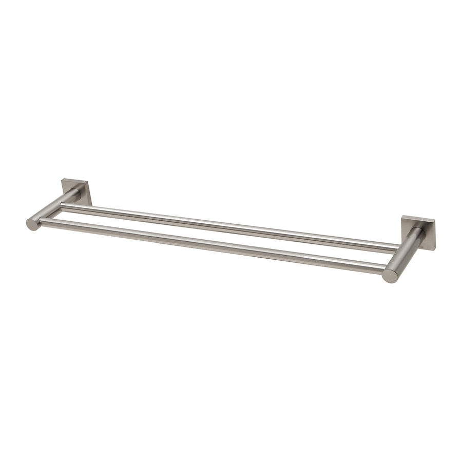 1 Radii Double Towel Rail 600mm Square Plate, Accessories – Pilbara Bathroom Warehouse