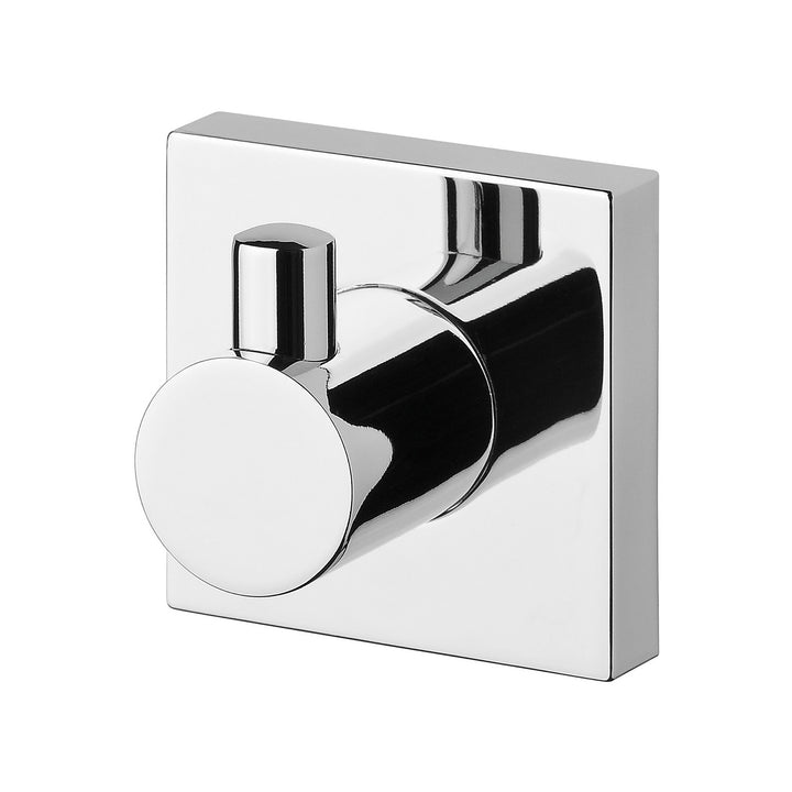 3 Radii Robe Hook Square Plate, Accessories – Pilbara Bathroom Warehouse