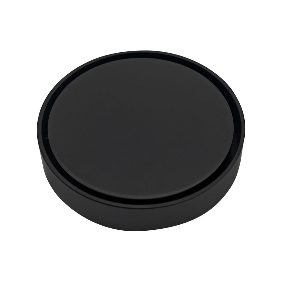 Round 2-in-1 Tile Bed Floor Waste 88mm Matte Black – Contemporary Tile Insert Waste – Pilbara Bathroom Warehouse Perth and regional Western Australia