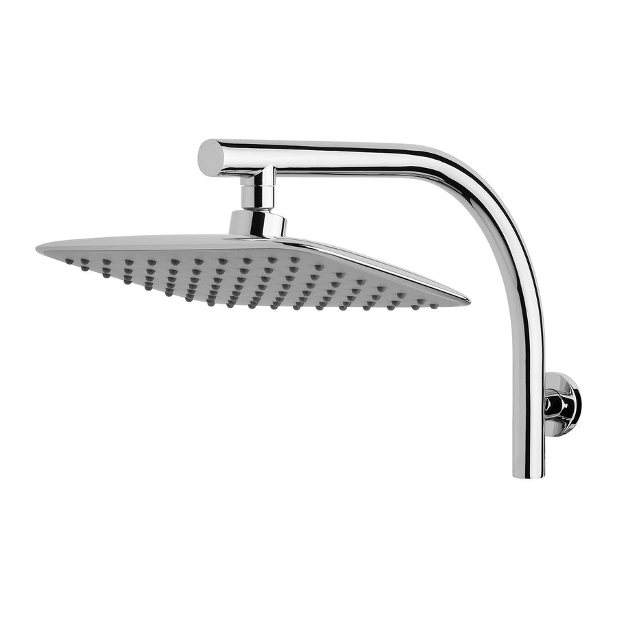 1 Rush High-Rise Shower Arm & 200 x 250mm Rose , Showers – Pilbara Bathroom Warehouse