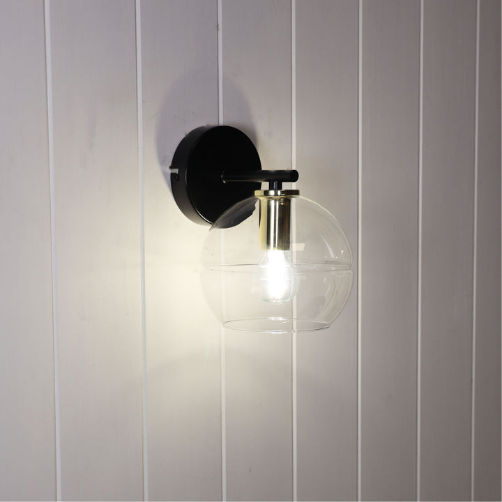Reno Wall Clear Glass Wall Light