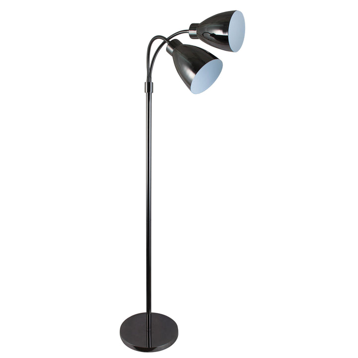 Retro Twin Flexible Neck Floor Lamp