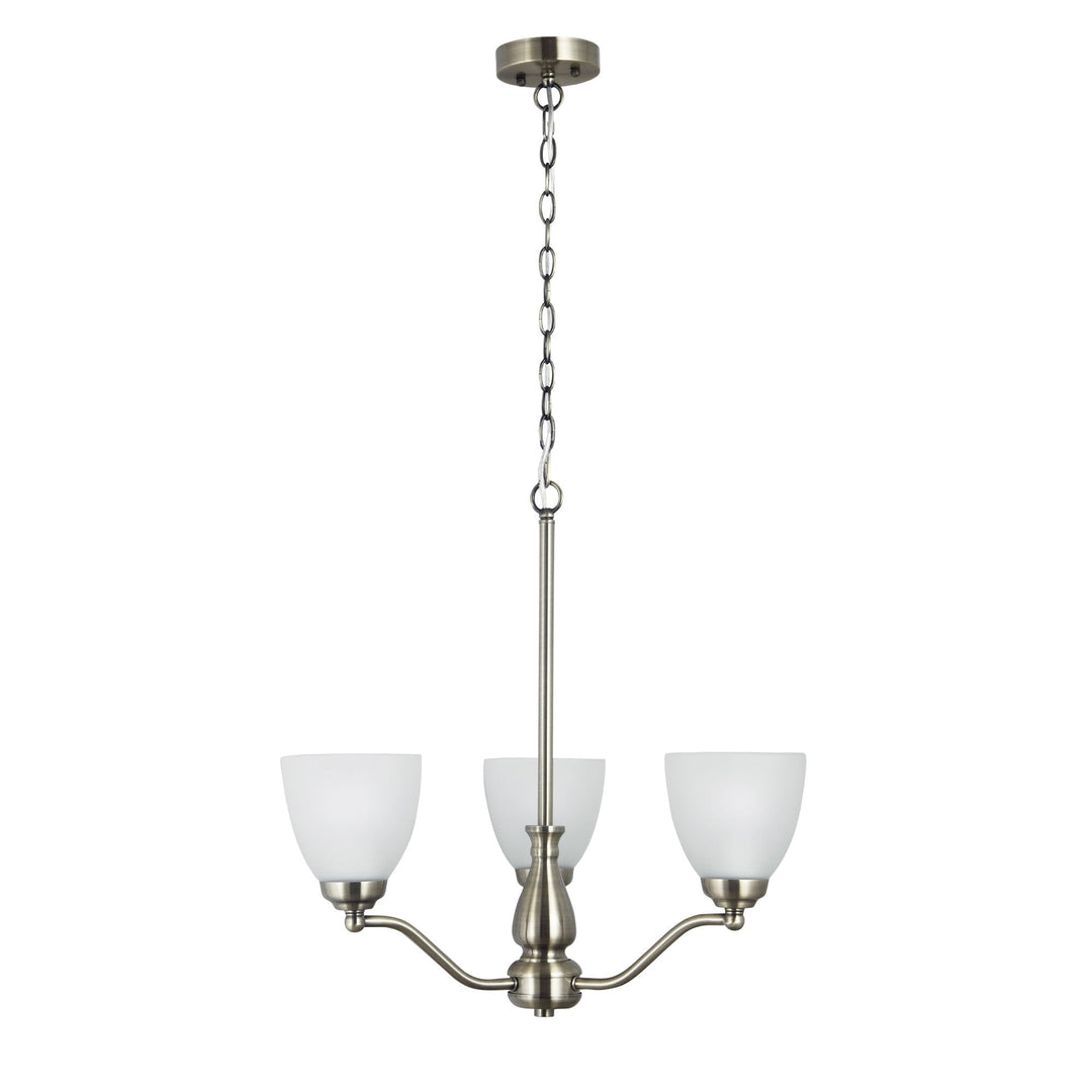 Rochester 3-Light Traditional Glass Pendant
