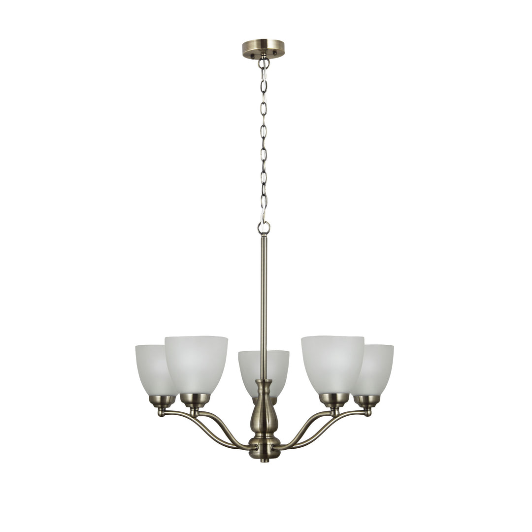 Rochester 5-Light Traditional Glass Pendant