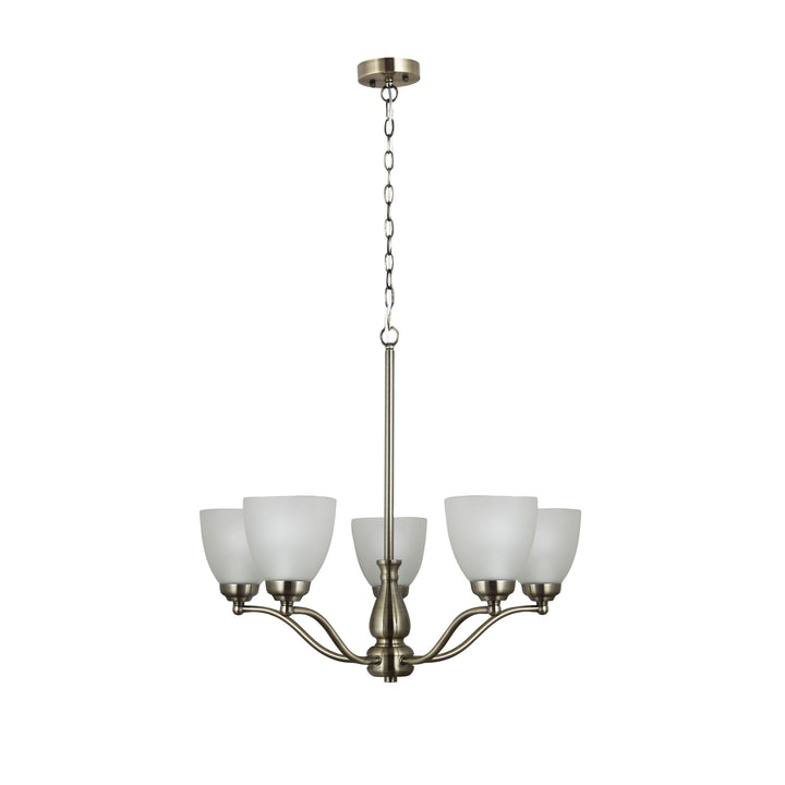 Rochester 5-Light Traditional Glass Pendant