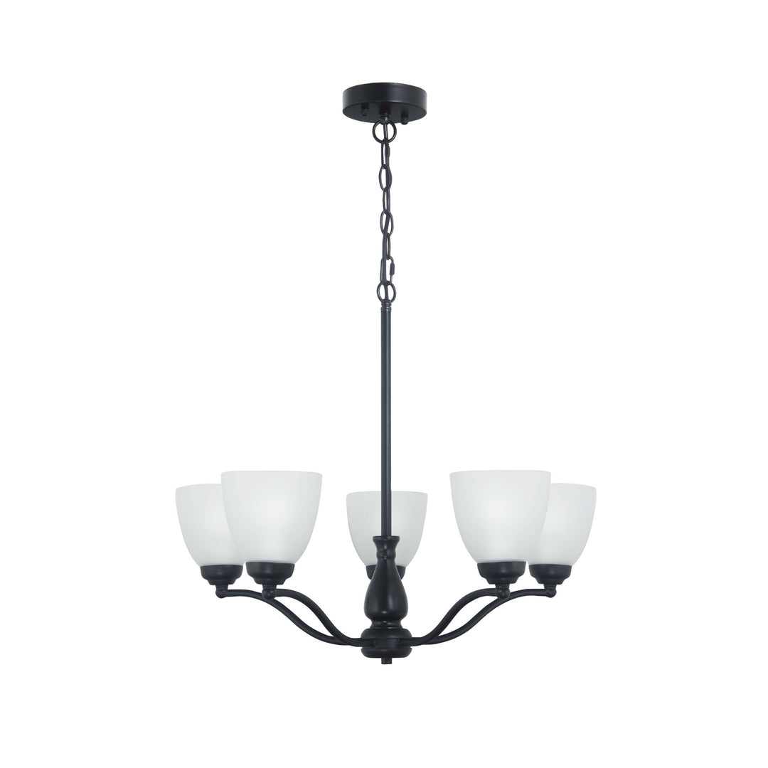 Rochester 5-Light Traditional Glass Pendant