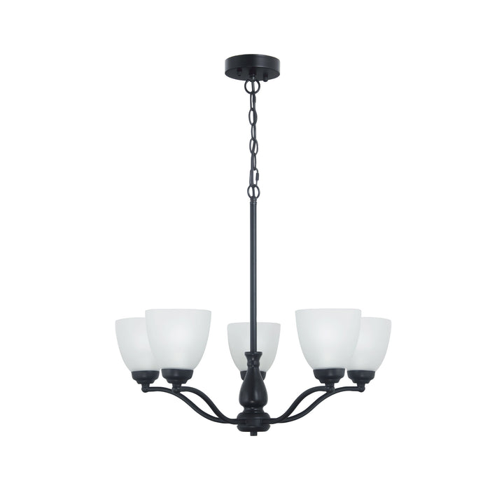 Rochester 5-Light Traditional Glass Pendant