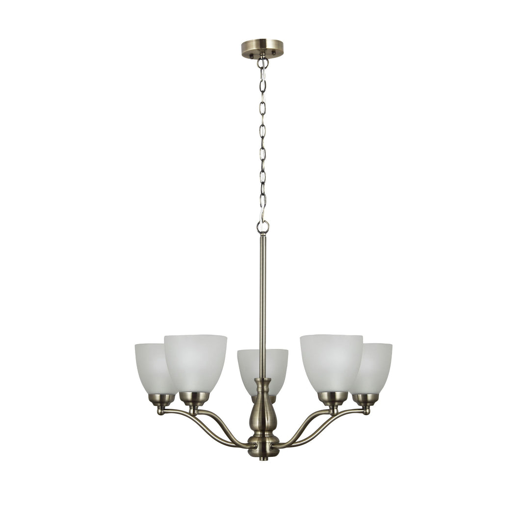 Rochester 5-Light Traditional Glass Pendant