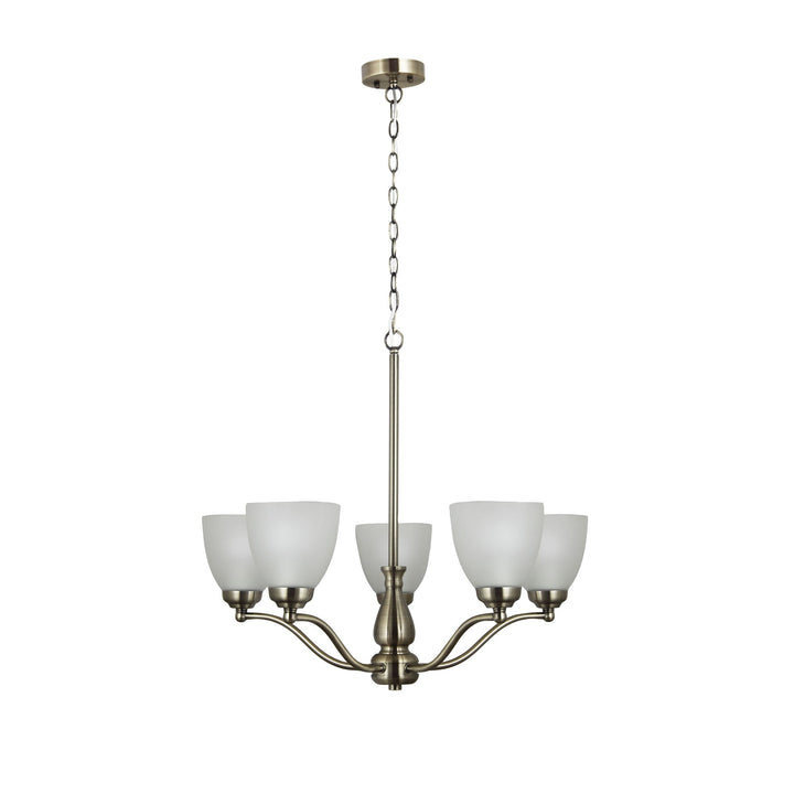 Rochester 5-Light Traditional Glass Pendant