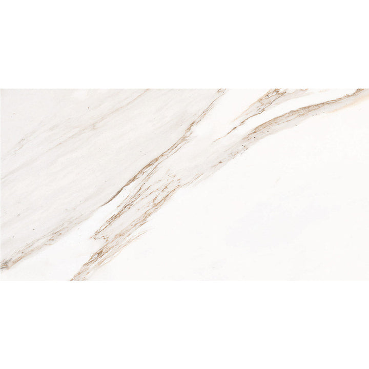 Romani Cardiff Carrara 200x400mm Wall Tile: Timeless Marble Elegance for Modern Interiors