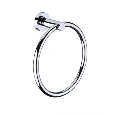 Round Hand Towel Ring Chrome