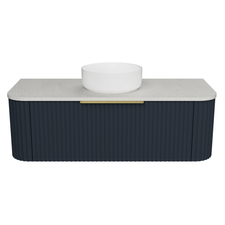 Santos 1200mm Centre WG Basin Silk Surface AC Top Wall-Hung Vanity