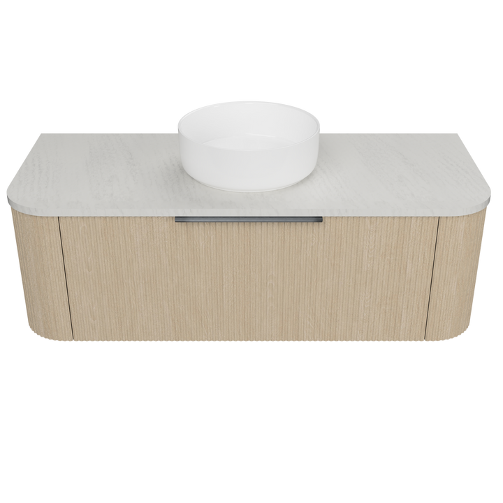 Santos 1200mm Centre WG Basin Silk Surface AC Top Wall-Hung Vanity