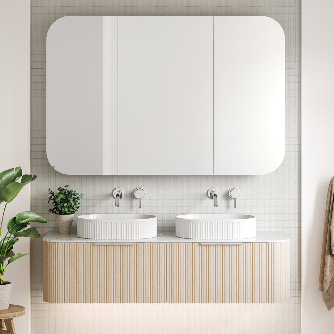 Santos 1500mm Double Bowl Wall-Hung Cabinet