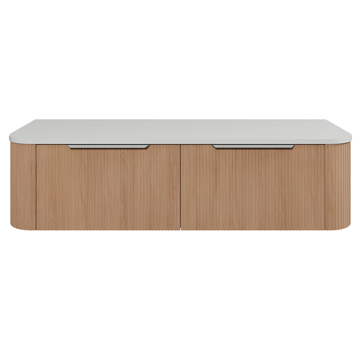 Santos 1500mm Double WG Basins Silk Surface AC Top Wall-Hung Vanity