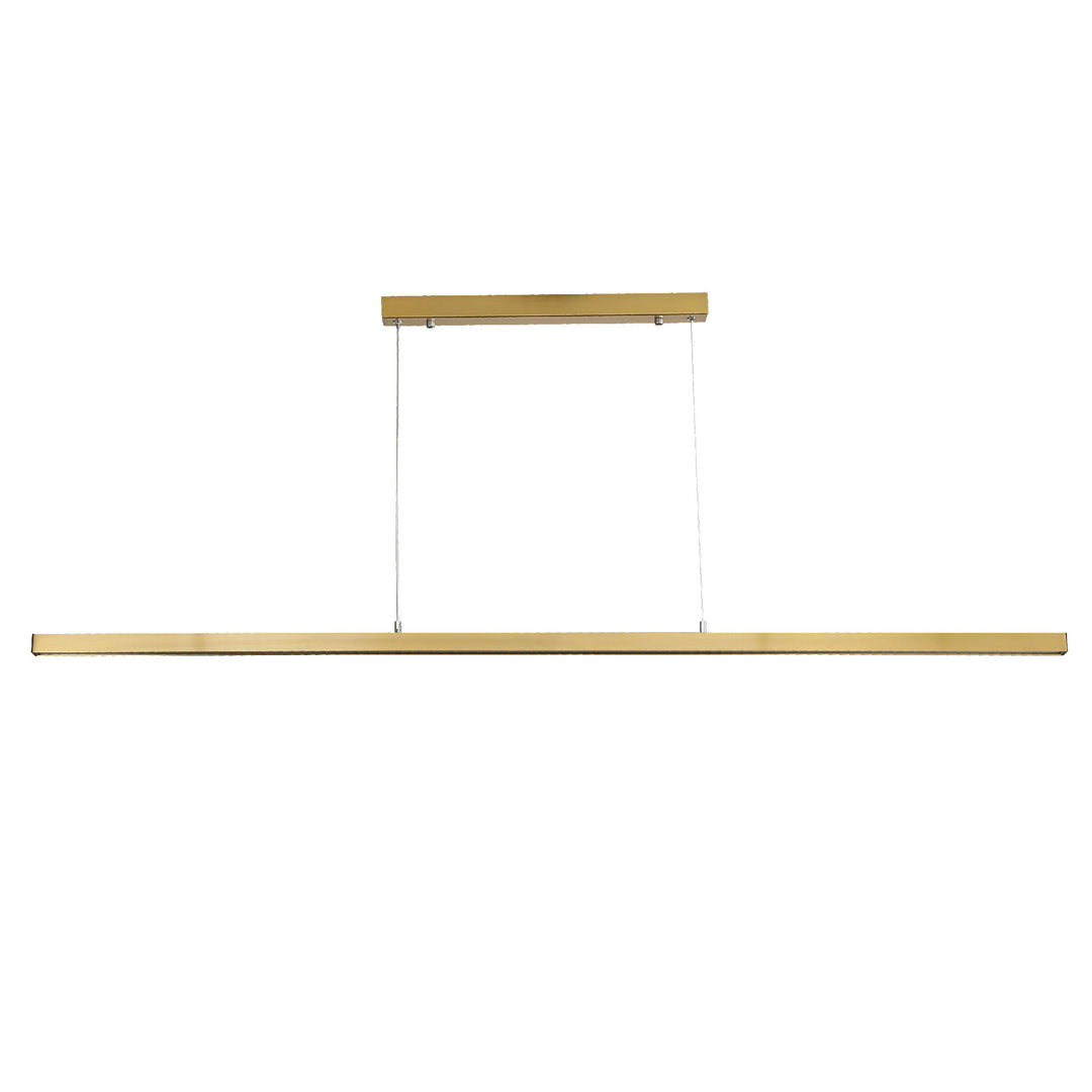 SHARD 1500 CTS SB Slimline LED Pendant – Satin Brass | Tri-Colour Adjustable
