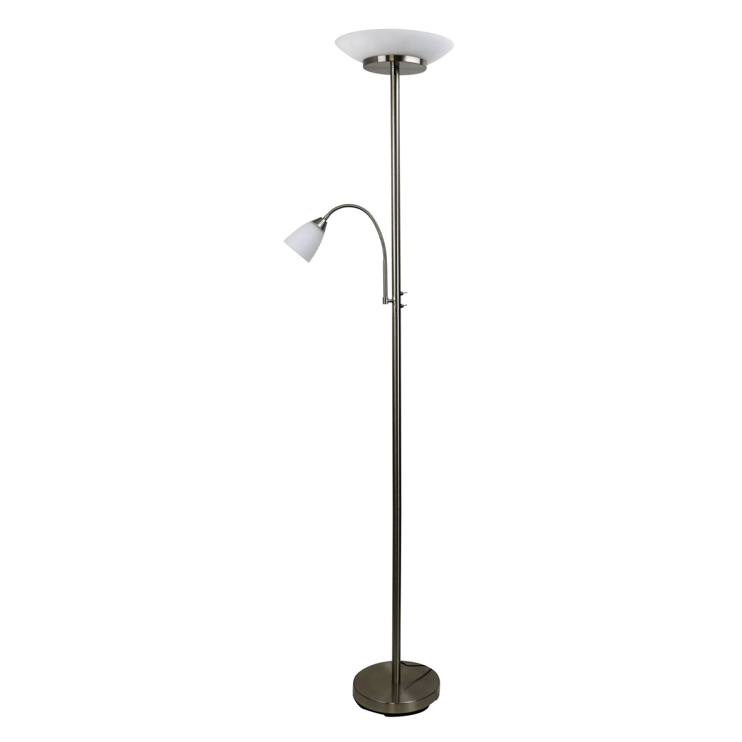 SIENA ‘Mother and Child’ LED Floor Lamp – Adjustable Goose-Neck Spotlight