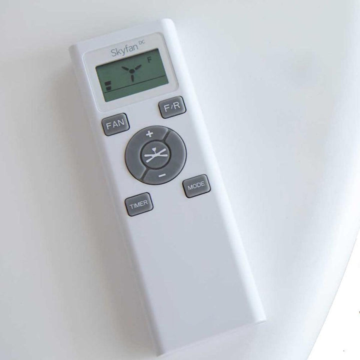 48" Skyfan DC Ceiling Fan Black, White, Light Oak SKY1203 Ventair