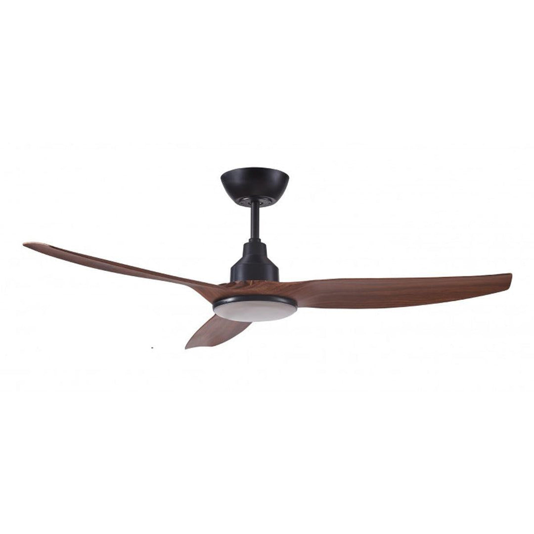 52" Skyfan DC Ceiling Fan Black, White, Teak, Light Oak with Light SKY1303-L Ventair