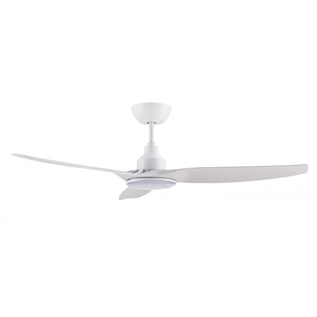 52" Skyfan DC Ceiling Fan Black, White, Teak, Light Oak with Light SKY1303-L Ventair