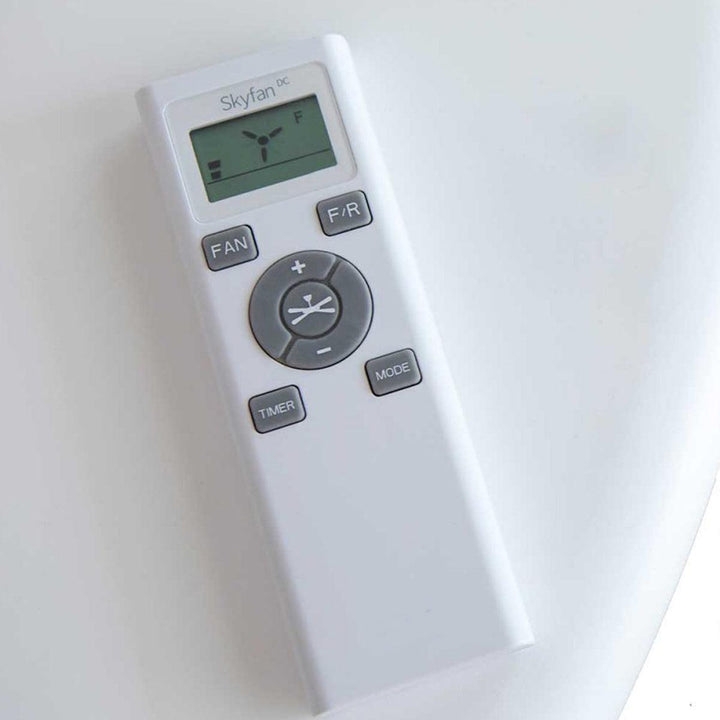 60" Skyfan DC Ceiling Fan Black, White, Light Oak SKY1503 Ventair