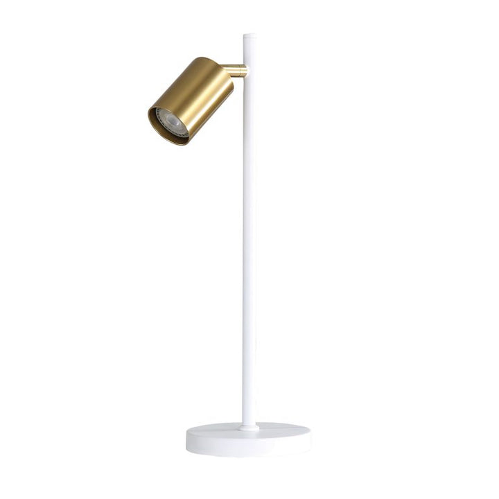 Ponte Desk Lamp White/Satin Brass