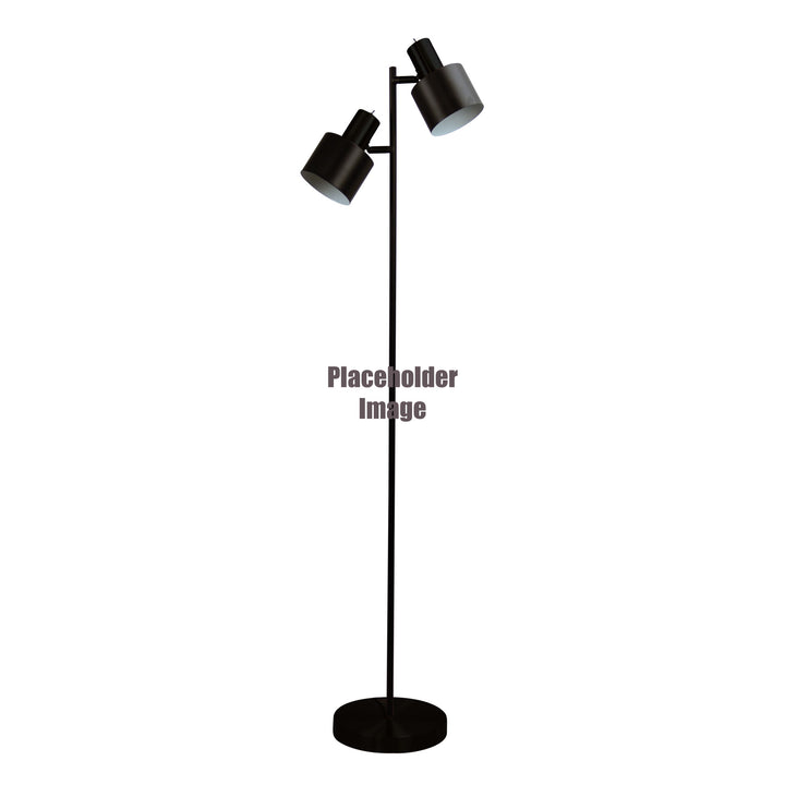 Ari Twin Floor Lamp Black W/Black