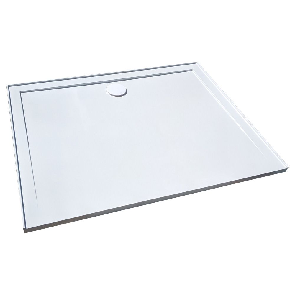 SMC Shower Base 120x90cm Rear Outlet