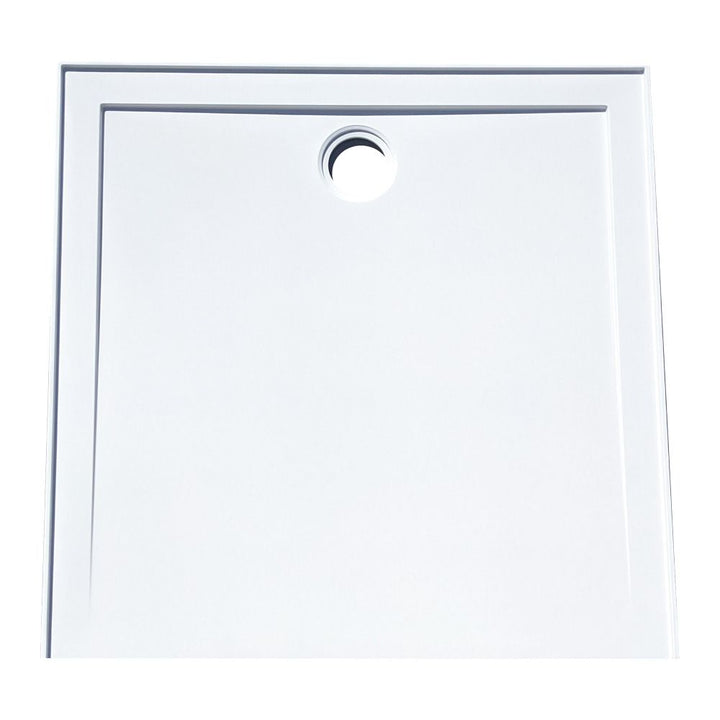 SMC Shower Base 90x90cm Rear Outlet