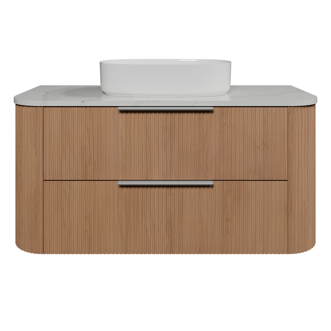Socoa 1200mm Centre WG Basin Silk Surface AC Top Wall-Hung Vanity