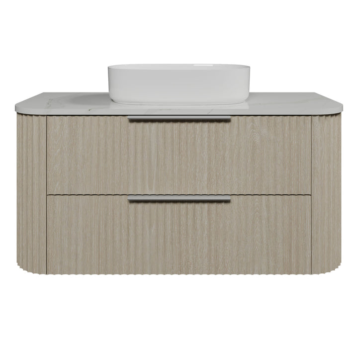 Socoa 1200mm Centre WG Basin Silk Surface AC Top Wall-Hung Vanity