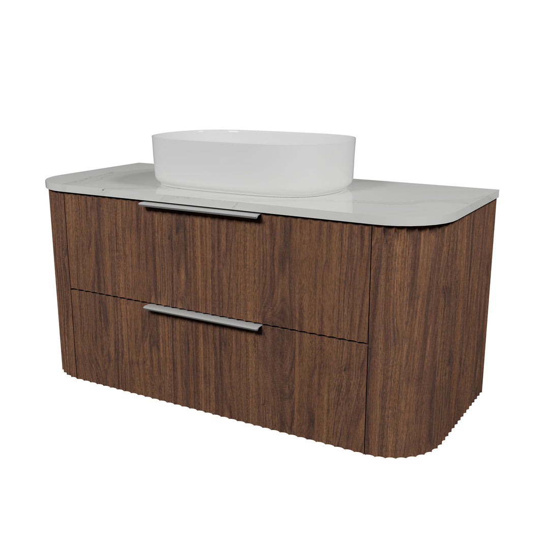 Socoa 1200mm Centre WG Basin Silk Surface AC Top Wall-Hung Vanity
