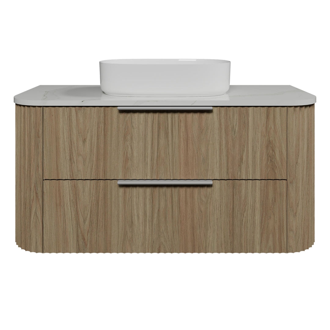Socoa 1200mm Centre WG Basin Silk Surface AC Top Wall-Hung Vanity