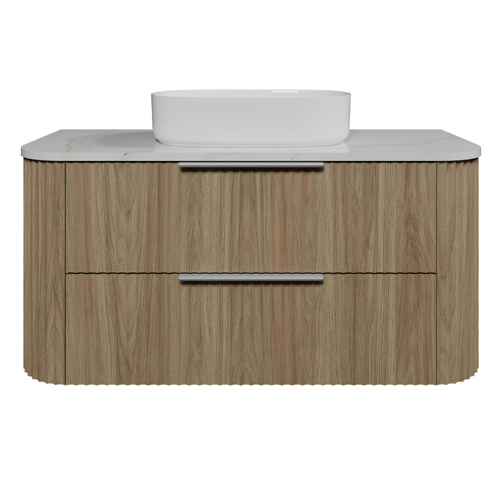 Socoa 1200mm Centre WG Basin Silk Surface AC Top Wall-Hung Vanity