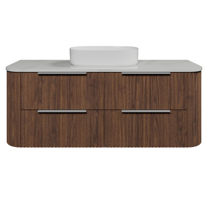 Socoa 1500mm Centre WG Basin Silk Surface AC Top Wall-Hung Vanity