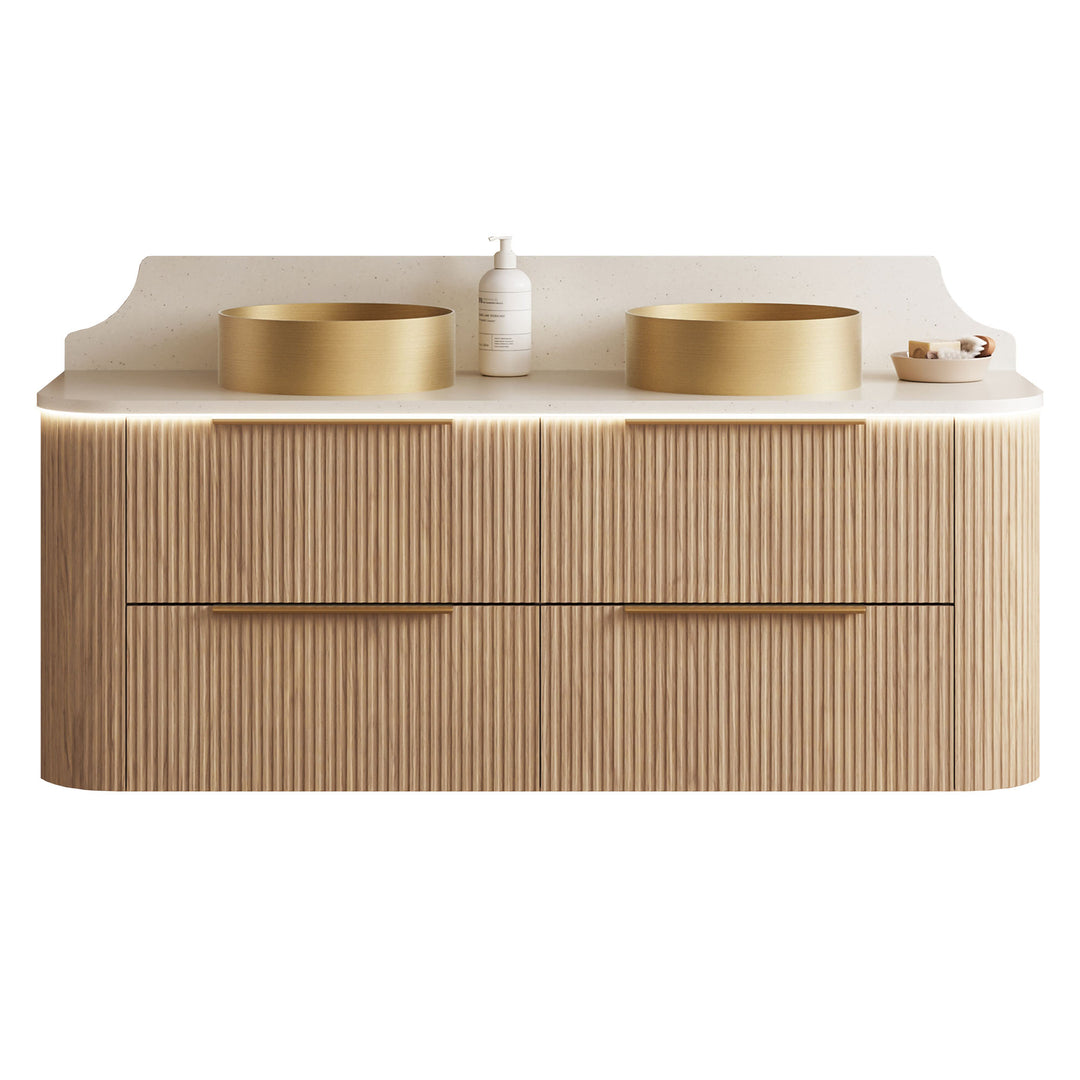 Socoa 1500mm Double Bowl Wall-Hung Cabinet