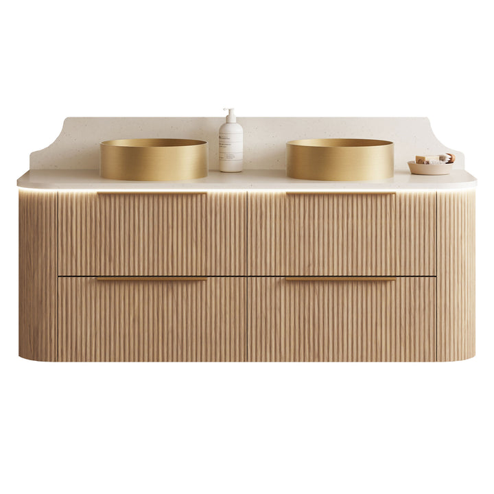 Socoa 1500mm Double Bowl Wall-Hung Cabinet