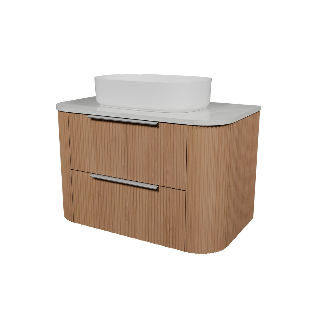 Socoa 900mm Centre WG Basin Silk Surface AC Top Wall-Hung Vanity