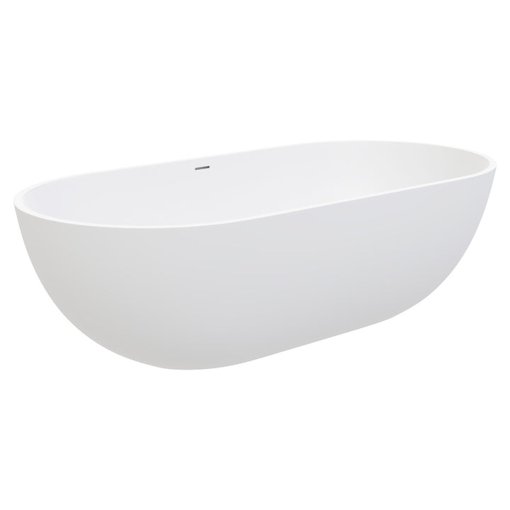 Nero Solid Surface Bath 1780mm – Spacious Designer Bathing Experience – Pilbara Bathroom Warehouse Perth and regional Western Australia