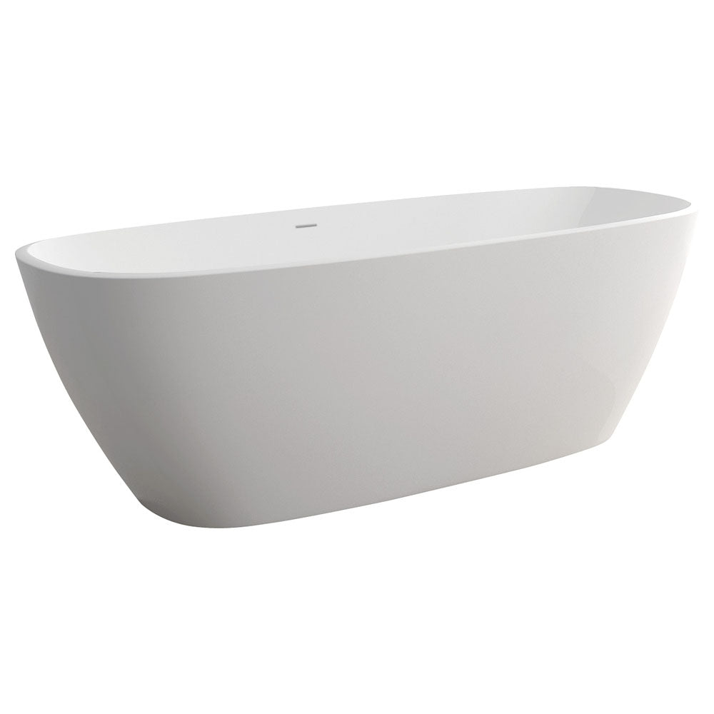 Marissa Solid Surface Bath – Timeless Curved Freestanding Bath – Pilbara Bathroom Warehouse Perth and regional Western Australia